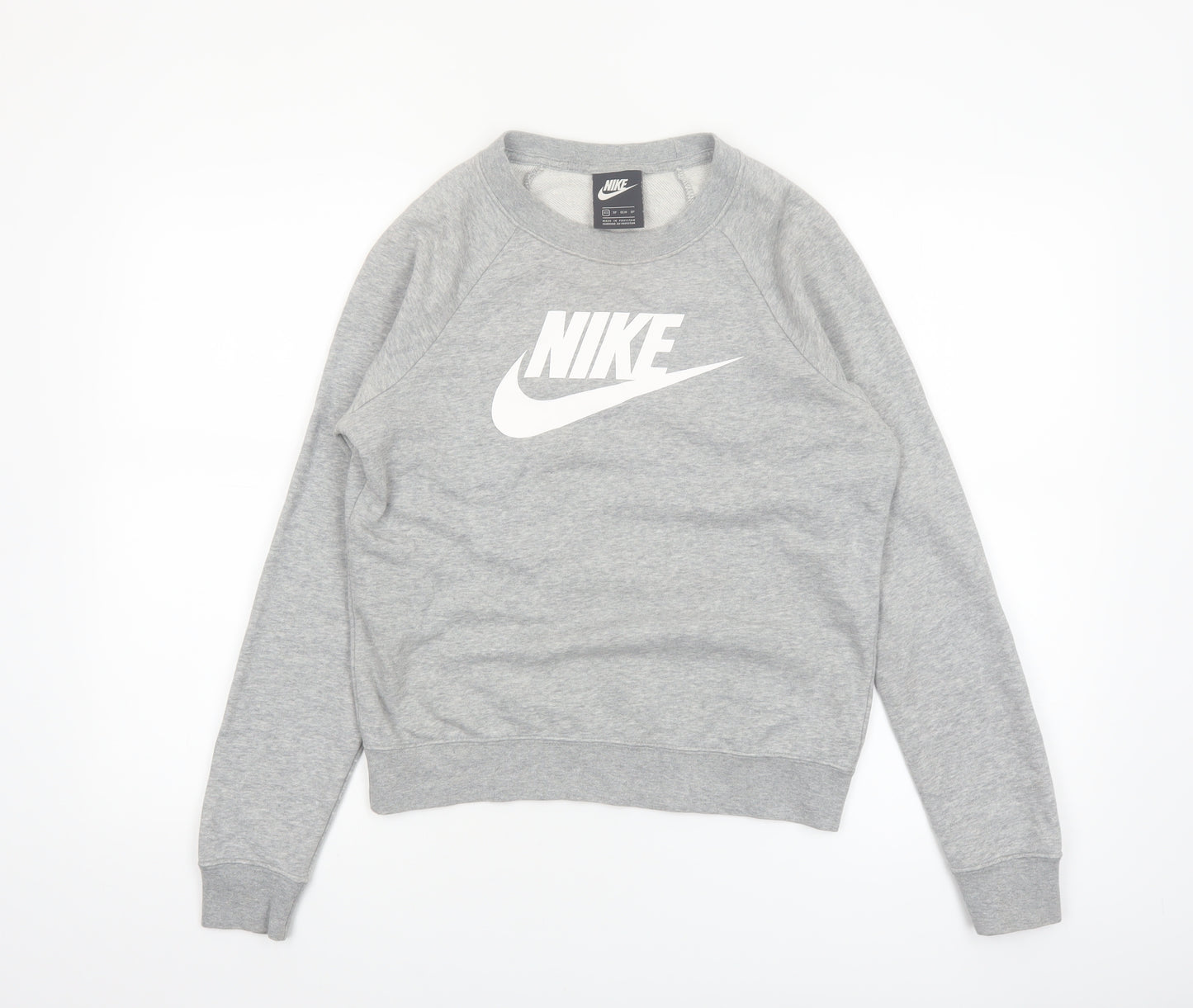 Nike Women’s Grey Crew Neck Pullover Sweatshirt XS