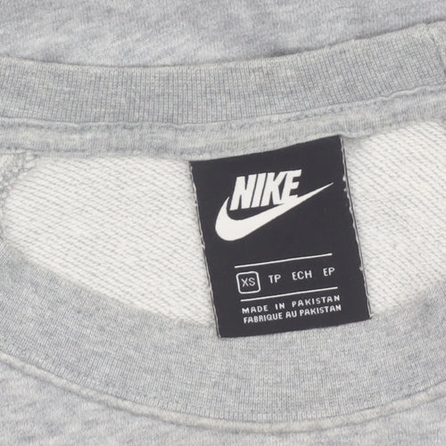 Nike Women’s Grey Crew Neck Pullover Sweatshirt XS