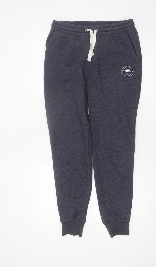 SoulCal & Co Men Grey Jogger Sweatpants Small Regular Fit