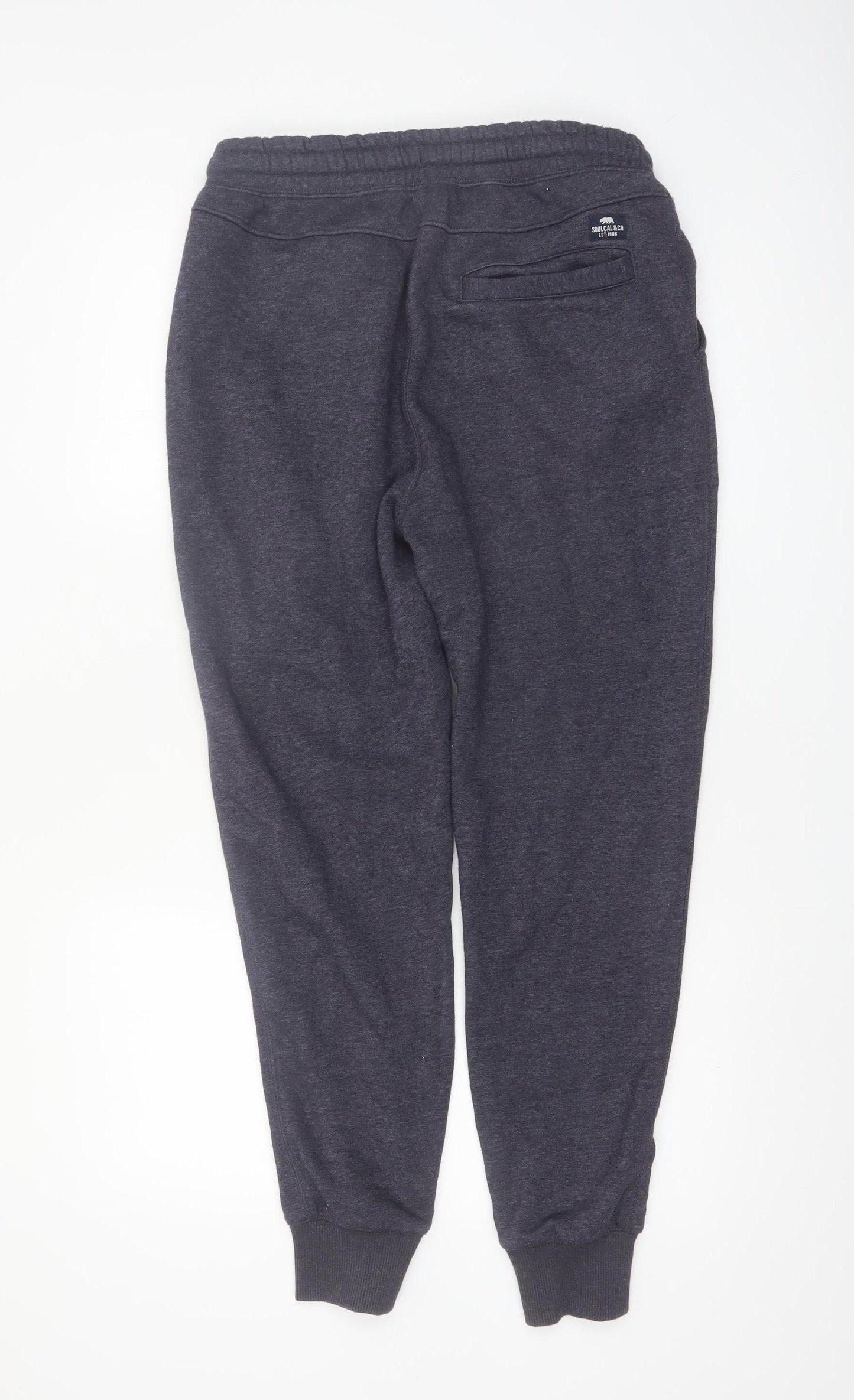 SoulCal & Co Men Grey Jogger Sweatpants Small Regular Fit