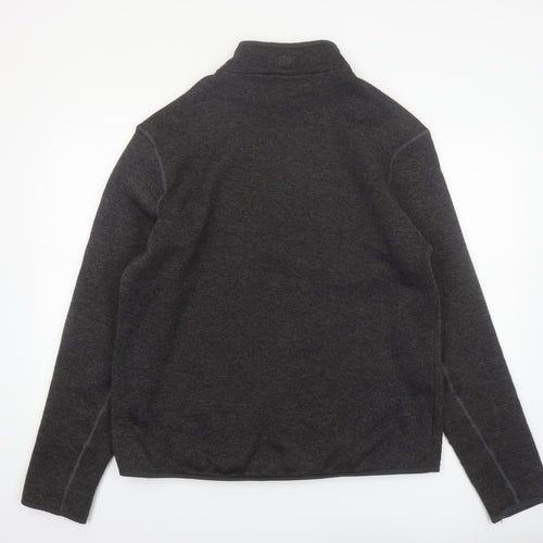 Karrimor Mens Grey XL 1/4 Zip Fleece Sweatshirt Outdoor Top