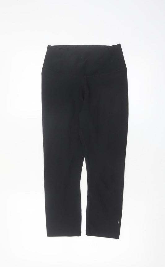 Nike Dri-FIT Black Capri Leggings Women’s Size S Moisture Wicking Activewear