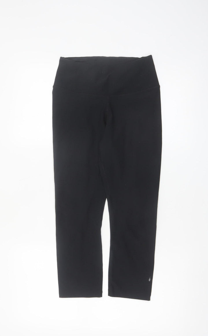 Nike Dri-FIT Black Capri Leggings Women’s Size S Moisture Wicking Activewear