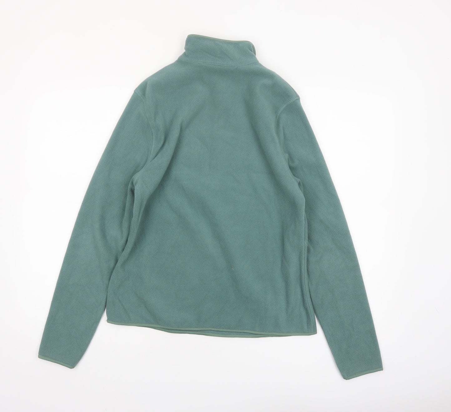 Primark Women Green Fleece 1/2 Zip Pullover Sweatshirt Size S