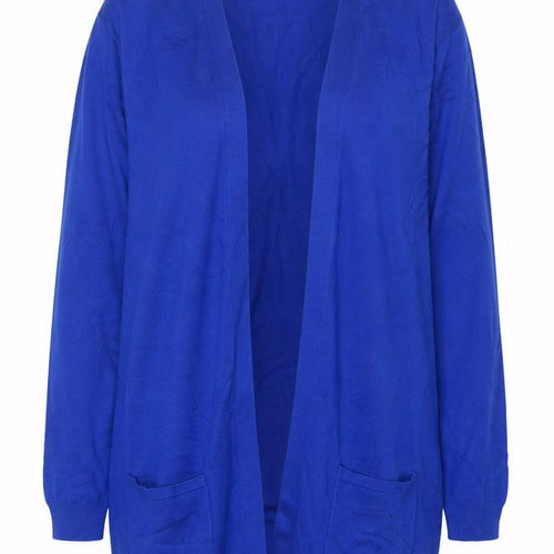 Rowen Avenue Women's Blue Long Sleeve Open Knit Cardigan M
