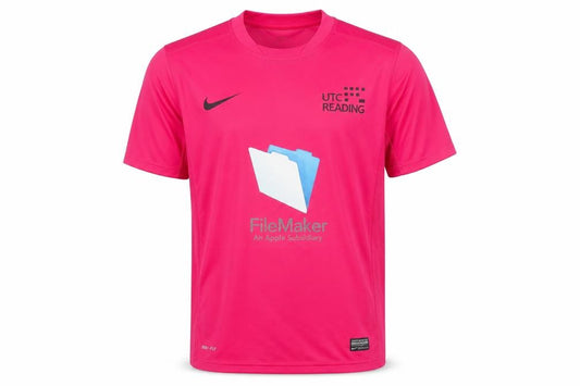 Nike Mens Pink Dri-Fit Football T-Shirt Size L Athletic Fit
