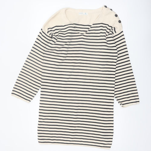 Primark Cares Women’s Beige Striped Knit Jumper Dress XS