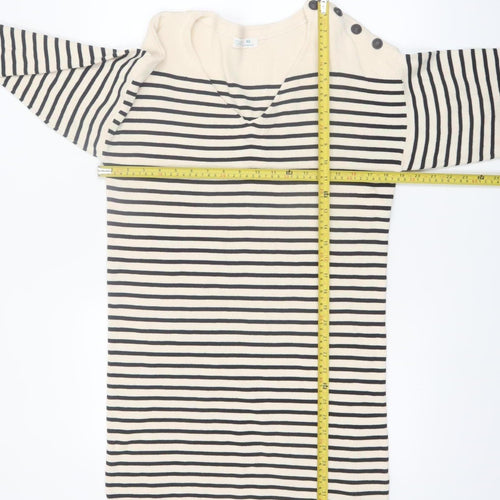 Primark Cares Women’s Beige Striped Knit Jumper Dress XS