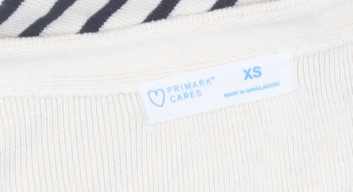Primark Cares Women’s Beige Striped Knit Jumper Dress XS