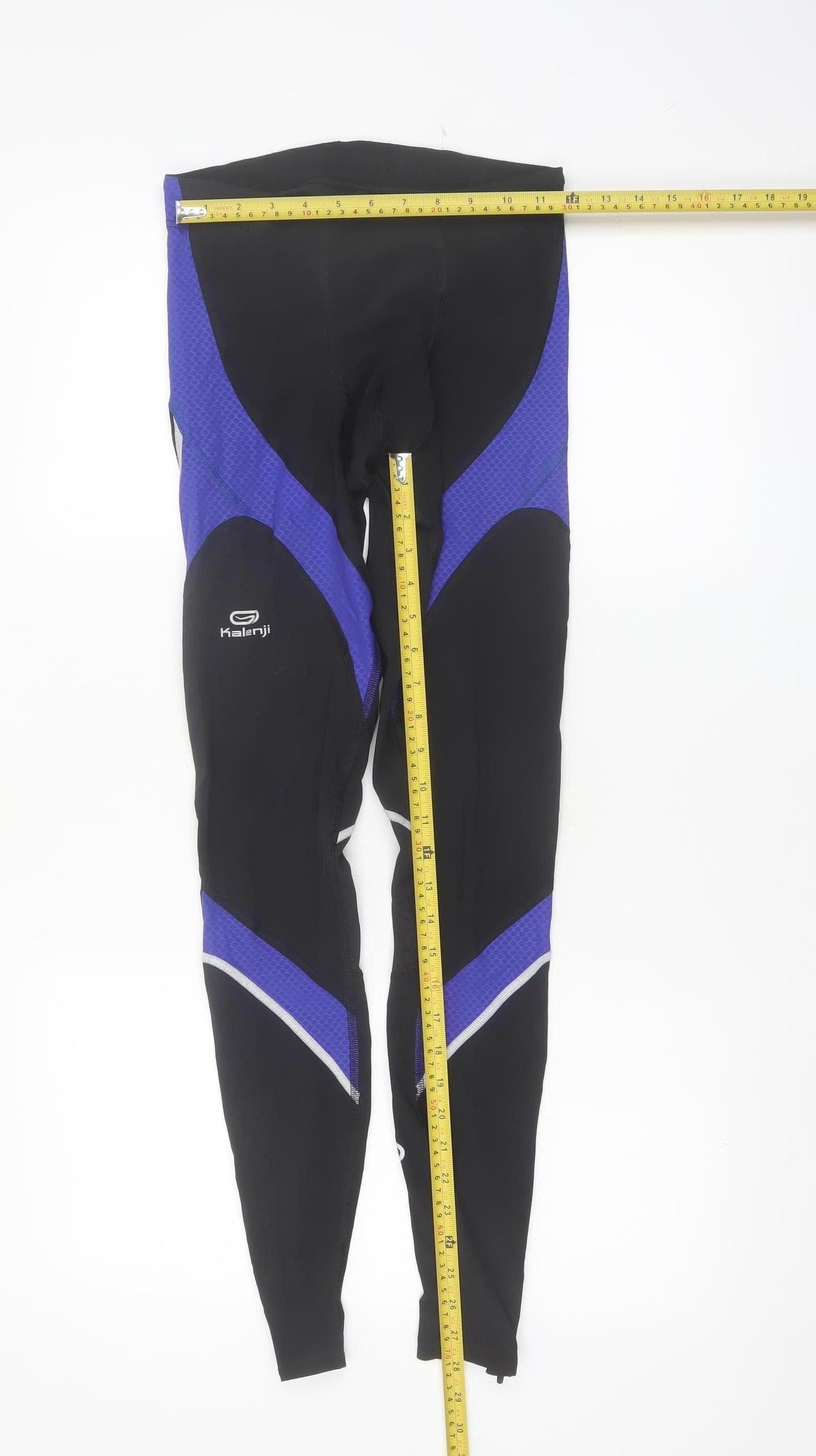 Kalenji Men's Black Compression Running Leggings Size L