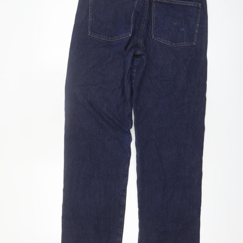 COS Womens Blue Straight Leg Jeans 28 Mid Rise Ankle Length