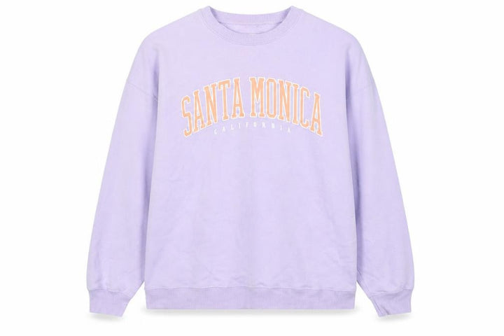 Hollister Women Purple Santa Monica Crew Neck Sweatshirt M