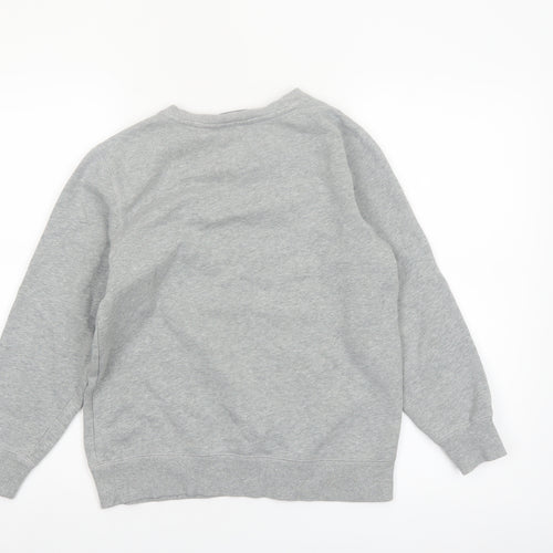 Converse Boys Grey Graphic Flag Sweatshirt 10-12 Years Pullover Fleece