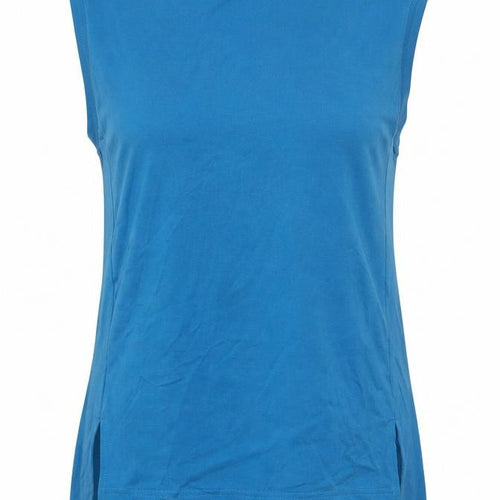 Crane Womens Blue Sleeveless Regular Fit Activewear Tank Top Size M