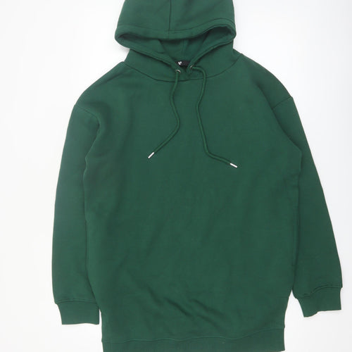 V by Very Women's Green Size 8 Pullover Hoodie with Drawstring