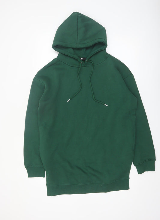 V by Very Women's Green Size 8 Pullover Hoodie with Drawstring