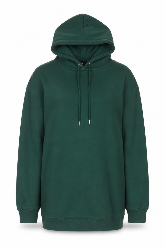 Front view of V by Very Women's Green, size 8, Pullover Hoodie with Drawstring