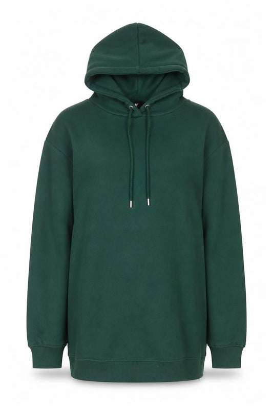 Front view of V by Very Women's Green, size 8, Pullover Hoodie with Drawstring