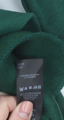 V by Very Women's Green Size 8 Pullover Hoodie with Drawstring