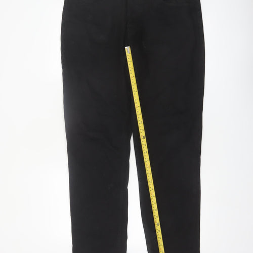 Denim Co. Men's Black Relaxed Fit Straight Jeans W34 L32