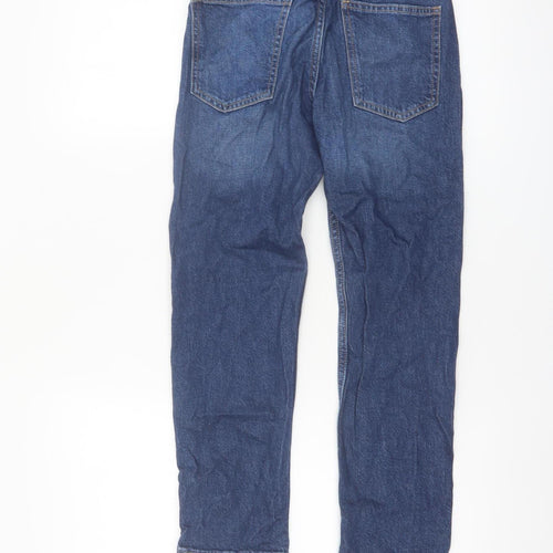 H&M Boys Blue Straight Leg Adjustable Waist Jeans 10 Years