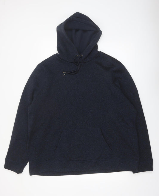 TOG24 Men's Blue 3XL Pullover Fleece Hoodie