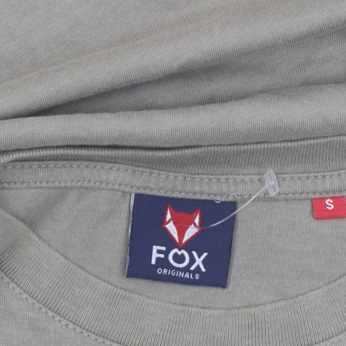 Fox Originals Men's Grey Graphic City Bike T-Shirt Size S