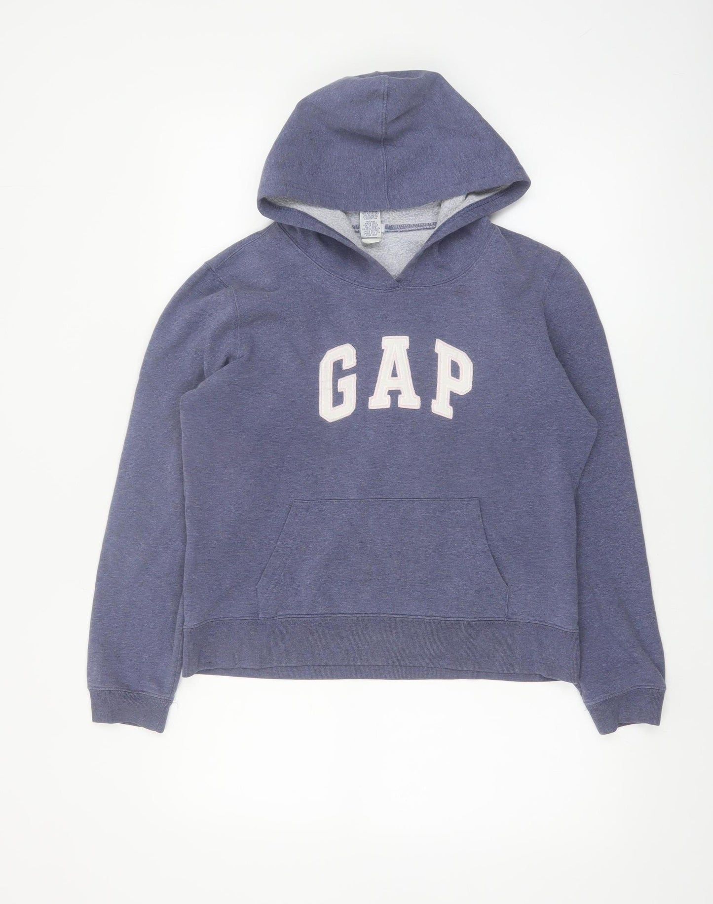 GAP Womens Blue Pullover Hoodie Small Cotton Blend Casual