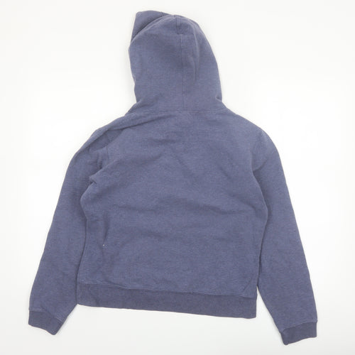 GAP Womens Blue Pullover Hoodie Small Cotton Blend Casual