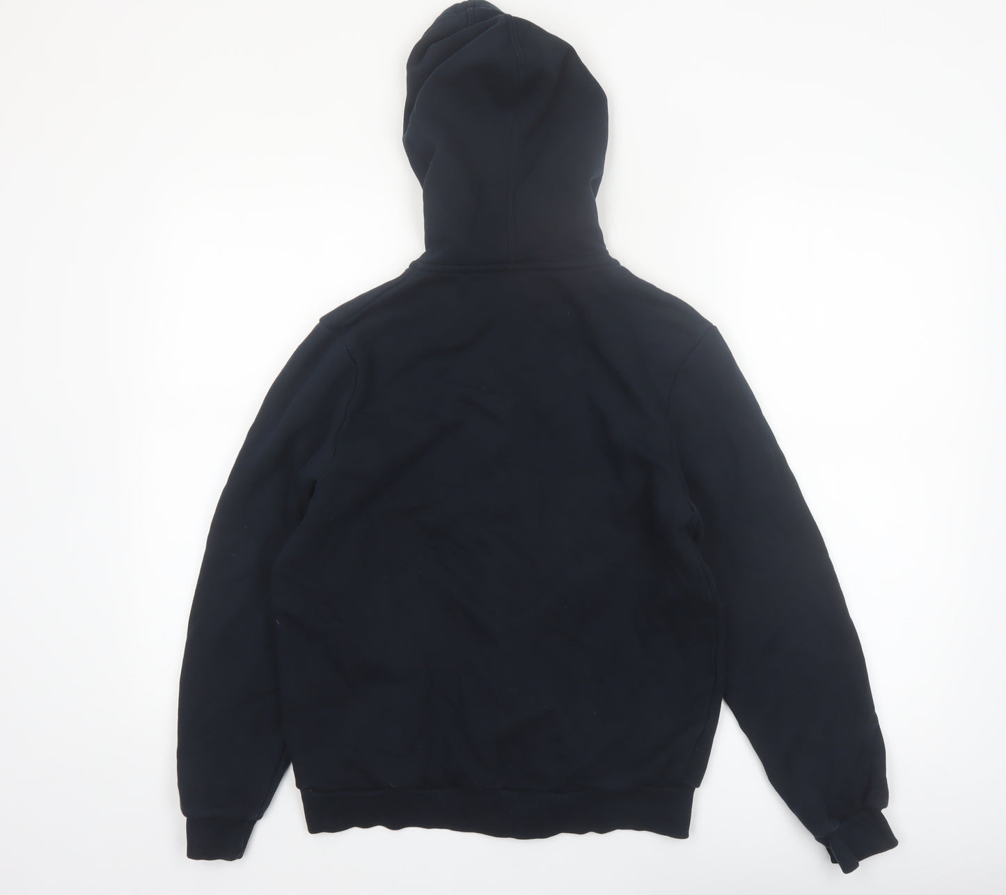 Puma Women’s Black Full Zip Hoodie UK 14 Cotton Blend Casual