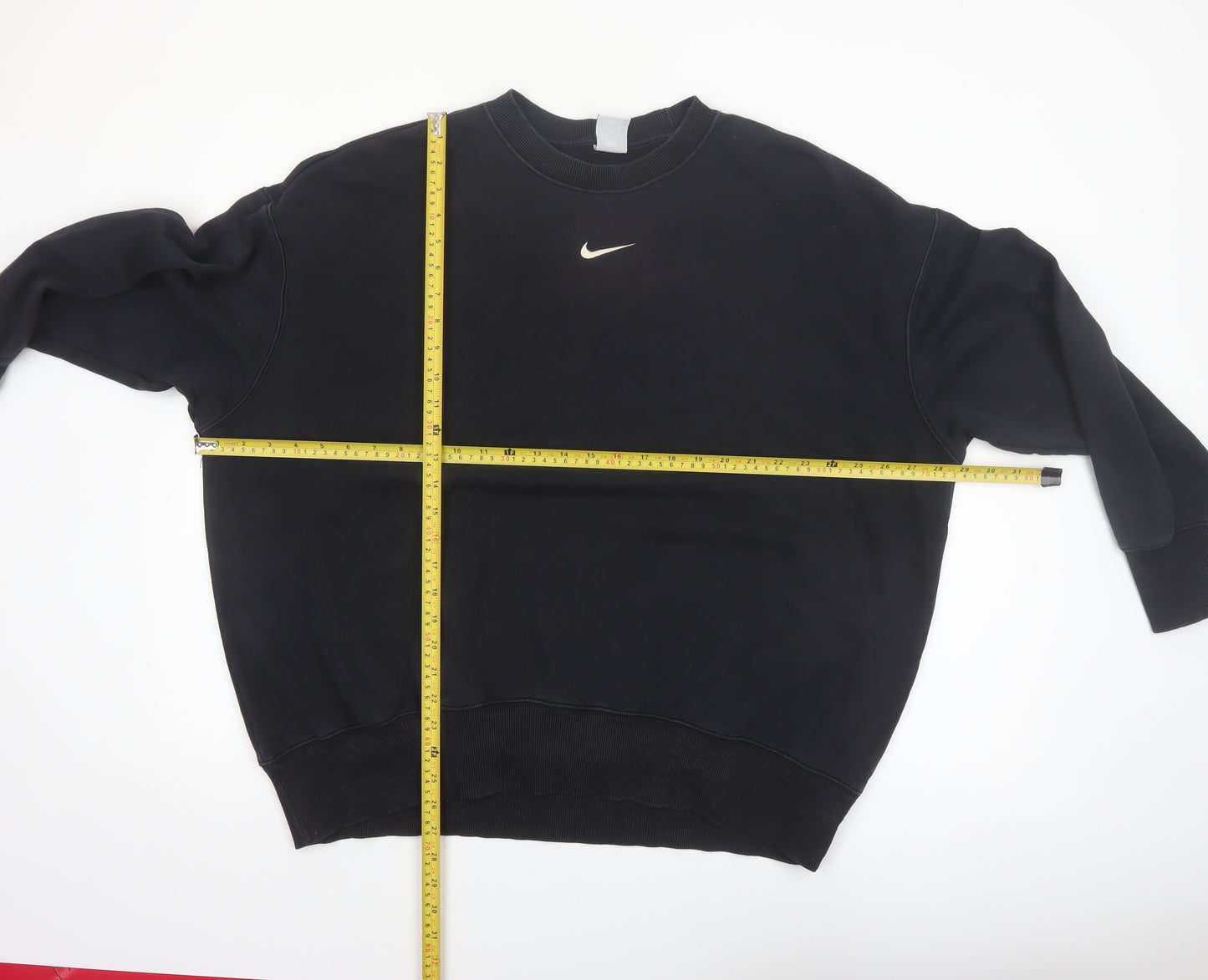 Nike Men Black Crew Neck Pullover Sweatshirt Size L