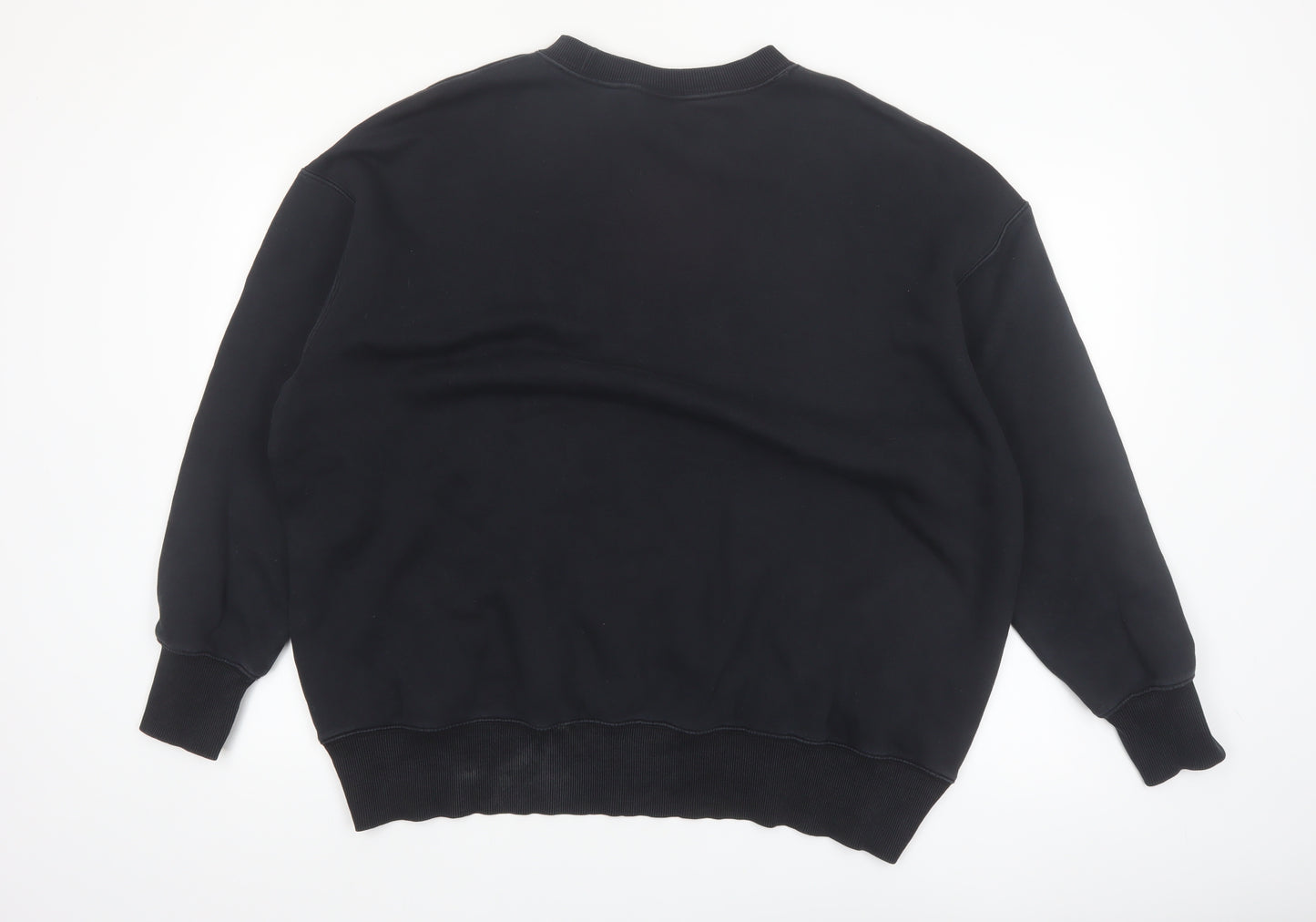 Nike Men Black Crew Neck Pullover Sweatshirt Size L