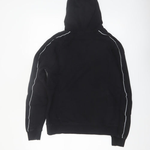 Nicce London Men's Black Small Pullover Hoodie with Logo
