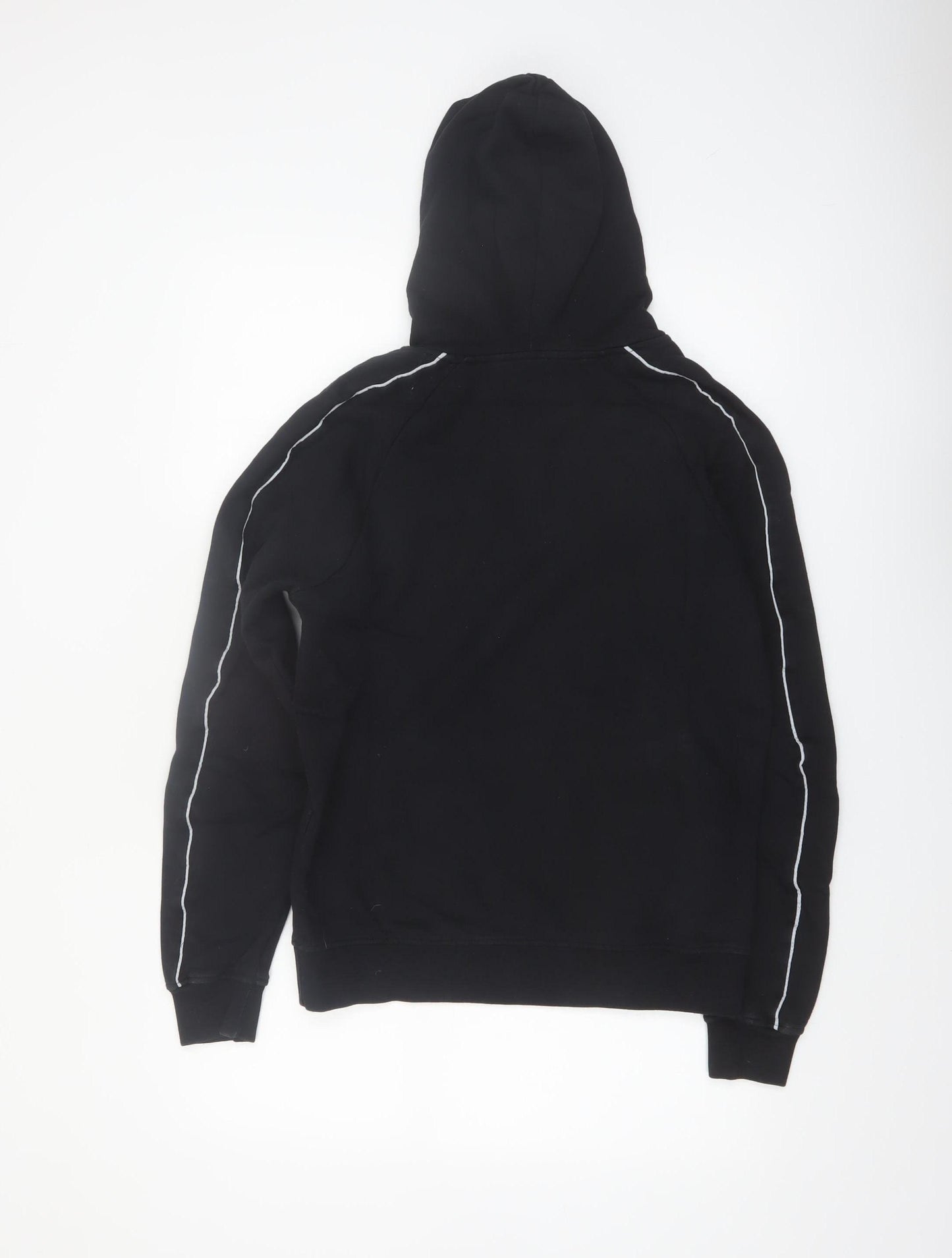 Nicce London Men's Black Small Pullover Hoodie with Logo