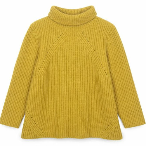 Monsoon Women Yellow Roll Neck Ribbed Knit Jumper Size 16