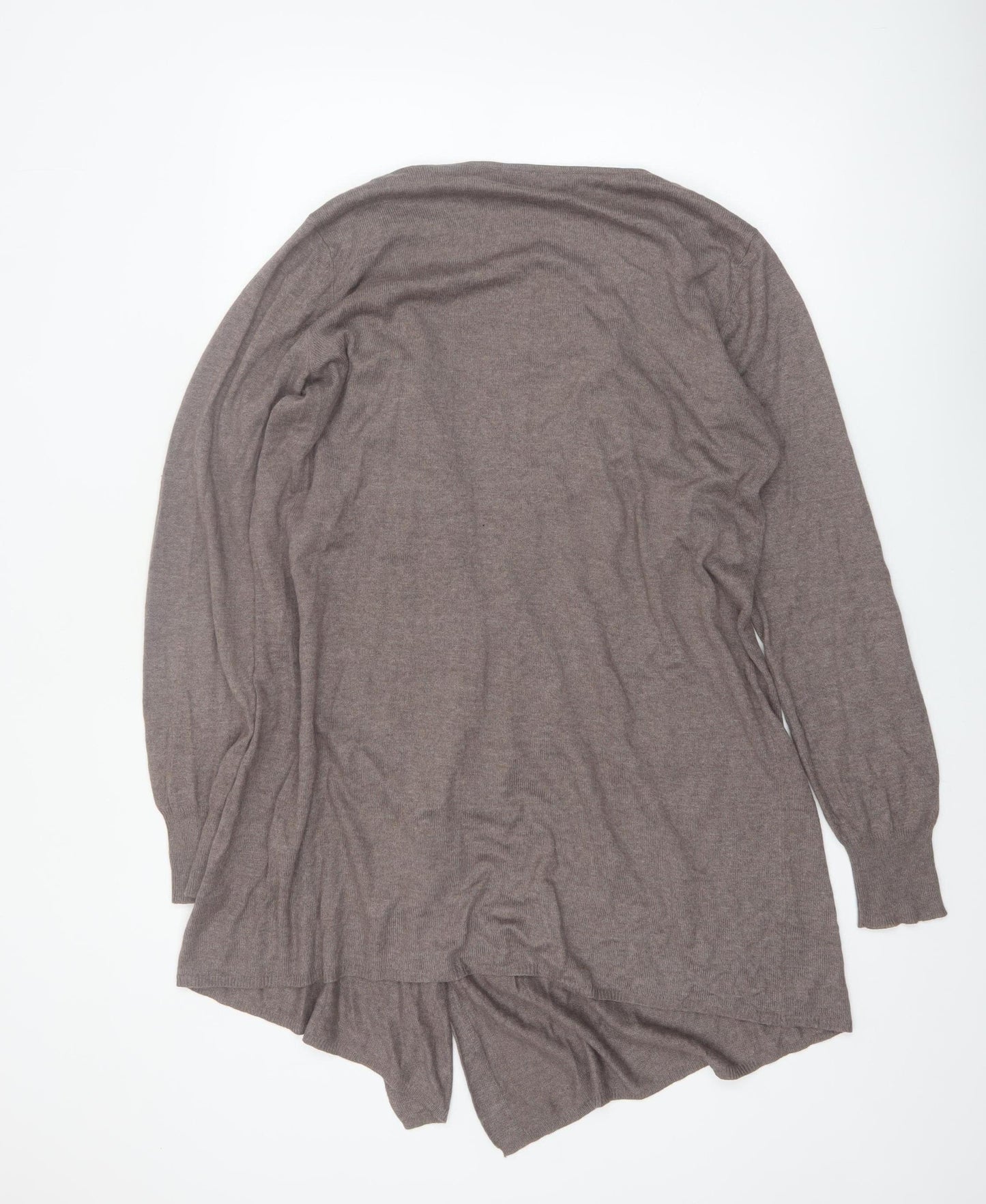 La Redoute Women Brown Long Sleeve Open Front Cardigan Size 12/14