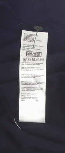 Burton Menswear London Men's Blue V-Neck Cotton Jumper Size S