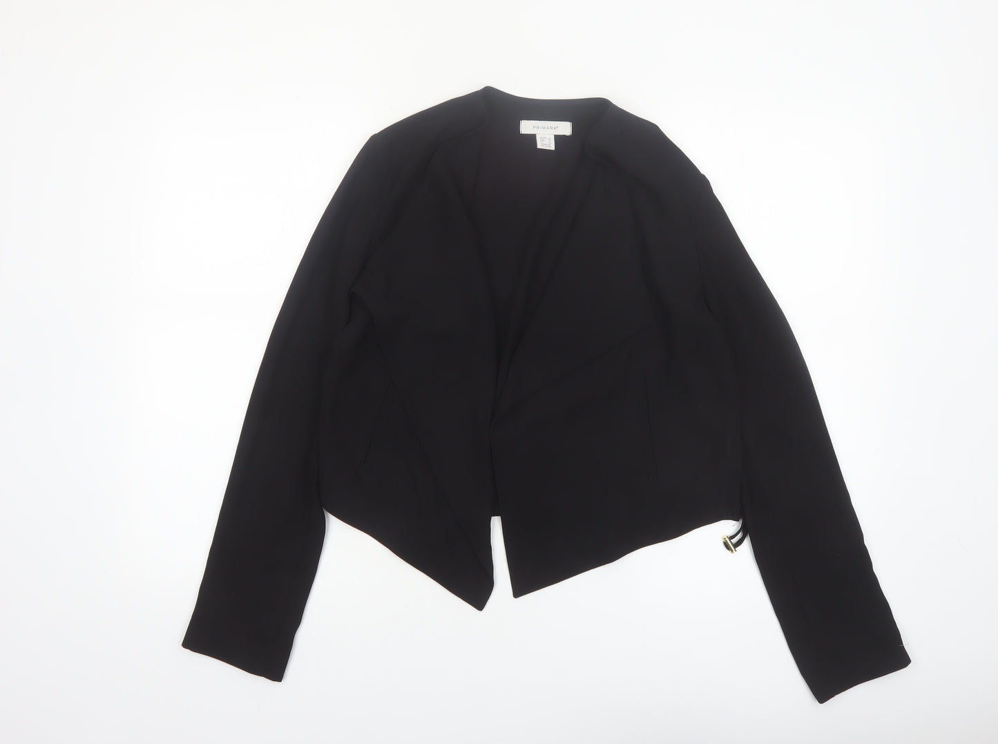 Primark Women’s Black Size 8 Open Front Blazer Jacket