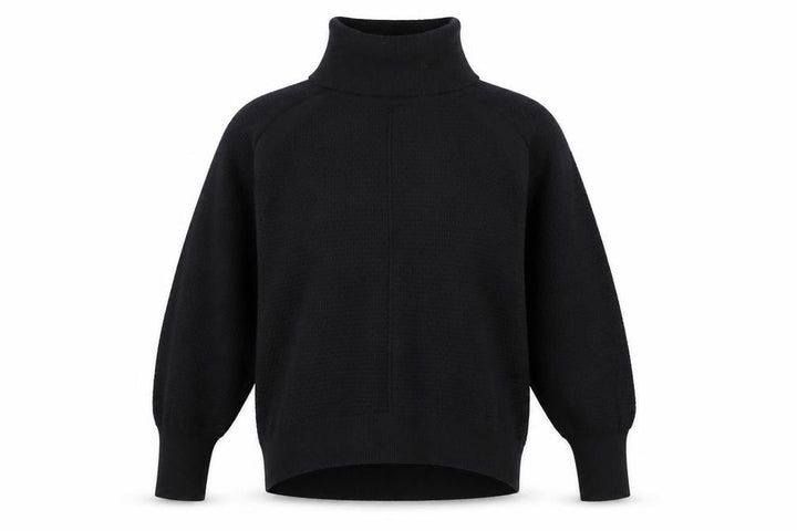 Gap Womens Black XS Roll Neck Merino Wool Jumper