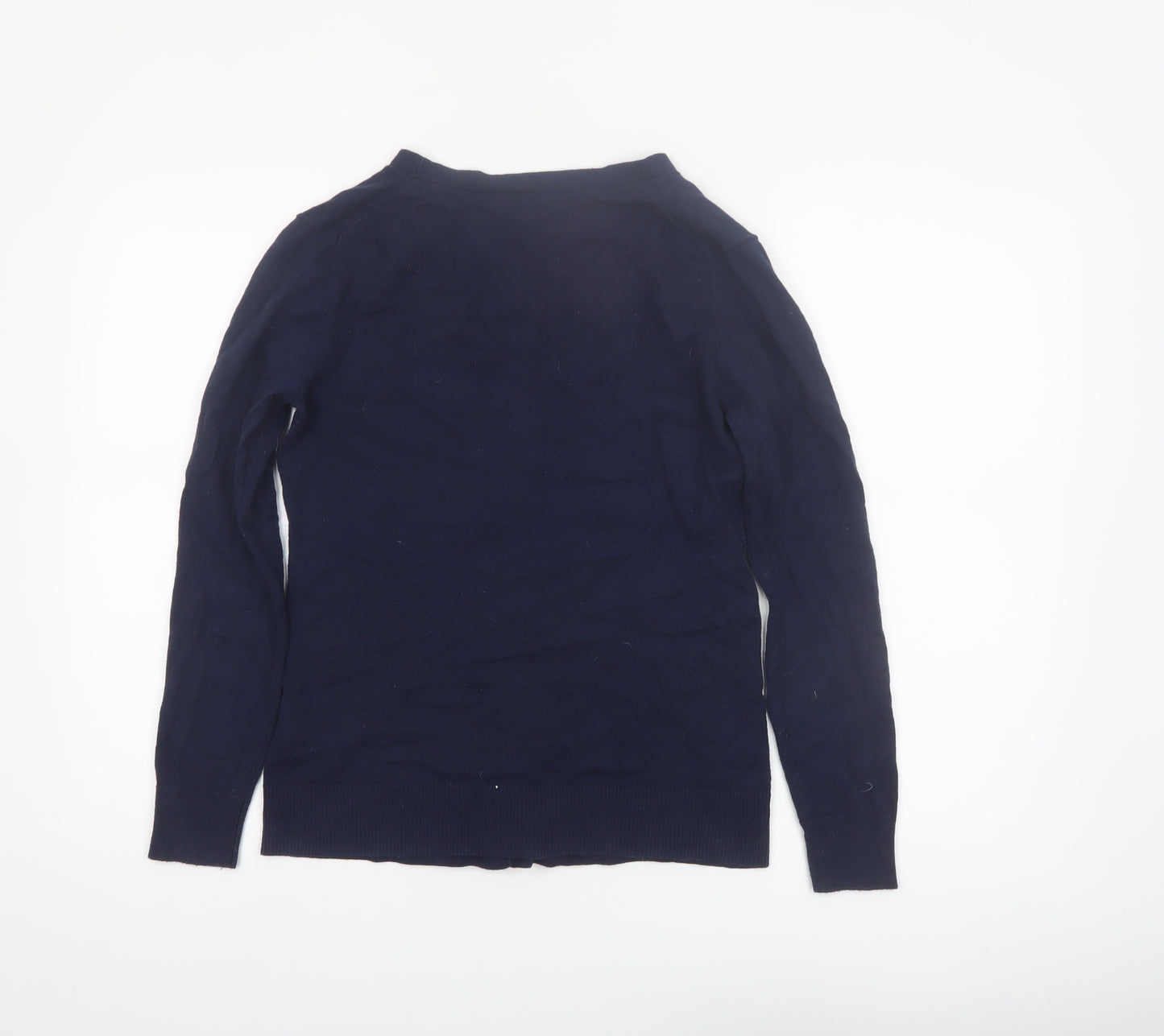 Gap Women's Blue Long Sleeve V-Neck Button Cardigan Size S