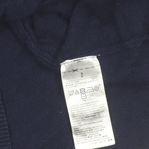Gap Women's Blue Long Sleeve V-Neck Button Cardigan Size S