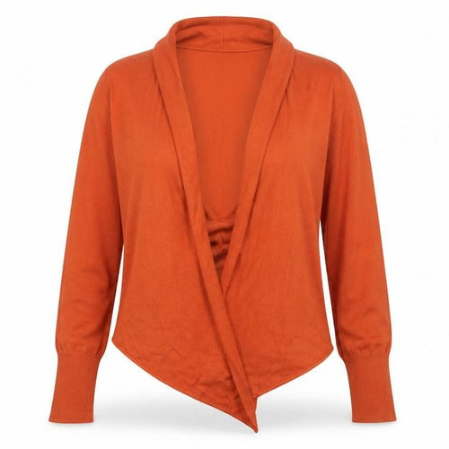 Marks and Spencer Women’s Orange Wrap Knit Jumper Size 12