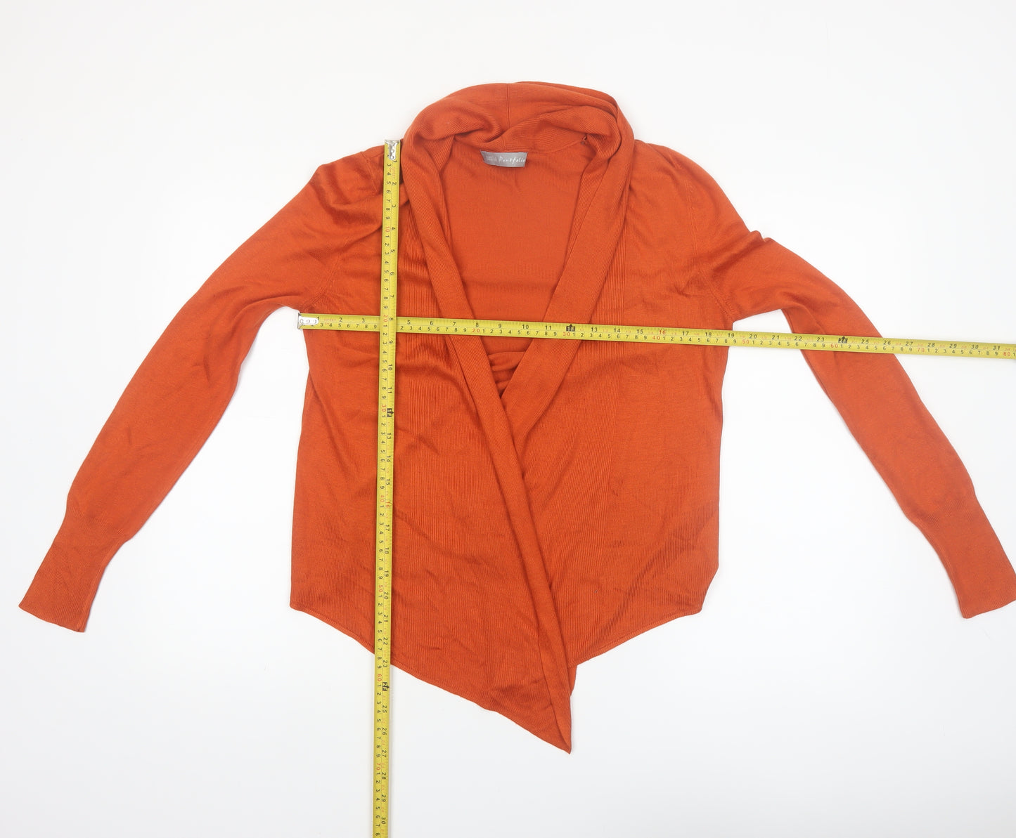 Marks and Spencer Women’s Orange Wrap Knit Jumper Size 12