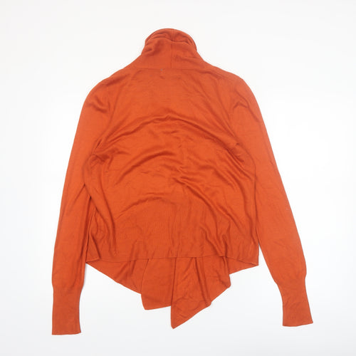 Marks and Spencer Women’s Orange Wrap Knit Jumper Size 12