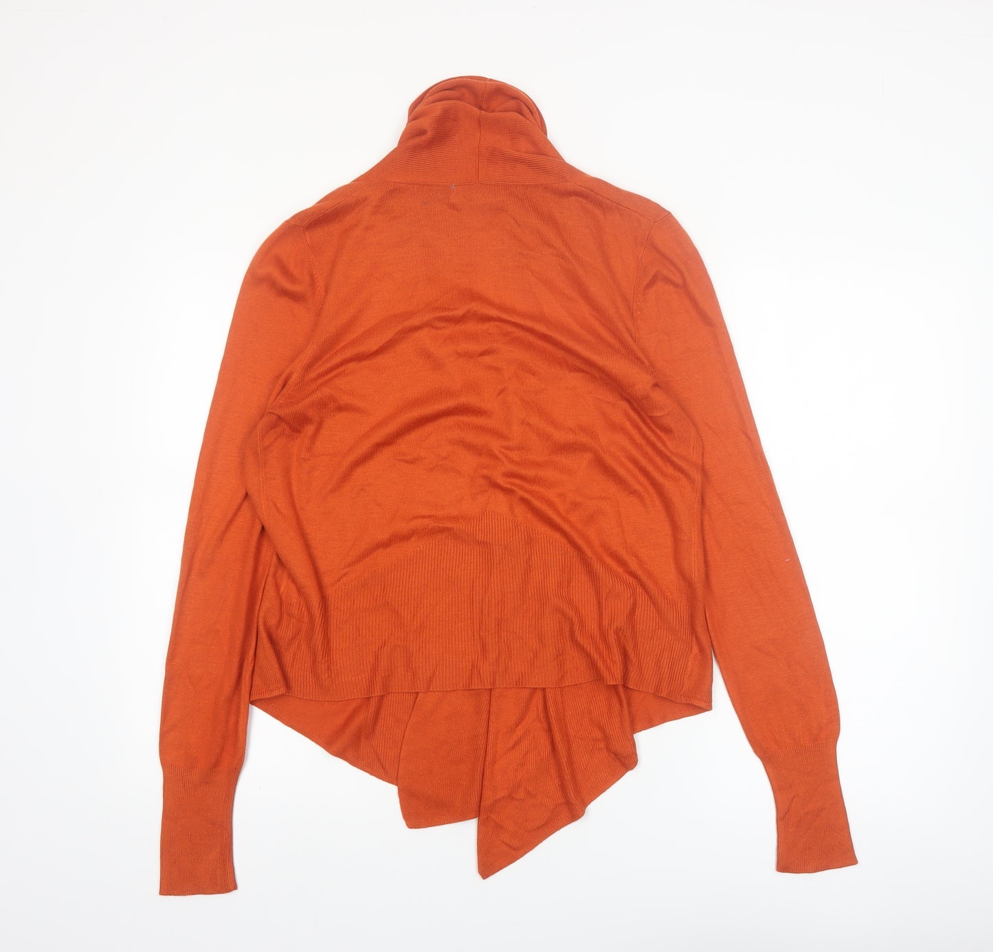 Marks and Spencer Women’s Orange Wrap Knit Jumper Size 12