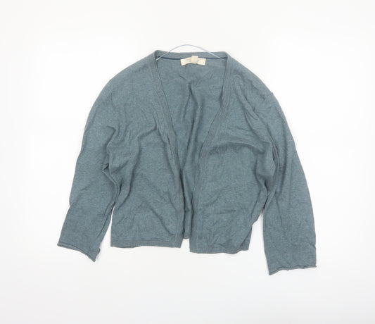 Seasalt Cornwall Women Blue Organic Cotton Cardigan UK 14