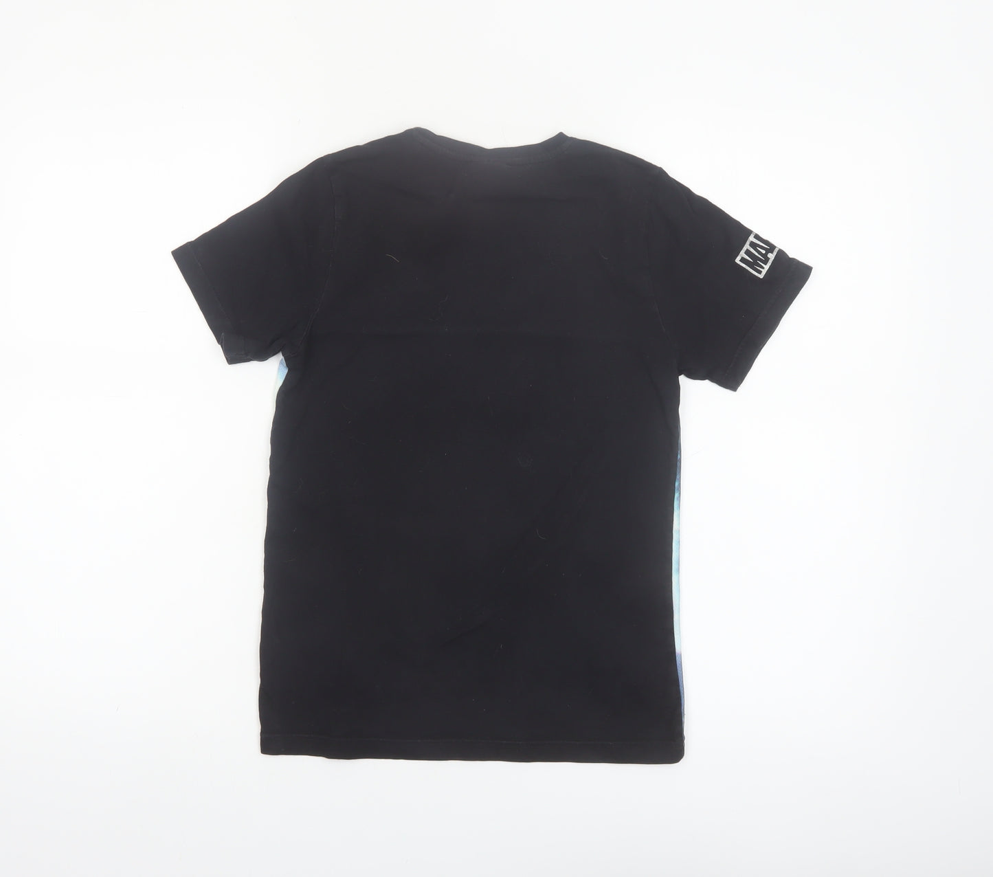 Marvel Boys Black Panther T-Shirt 8-9 Years Black Short Sleeve Graphic Top