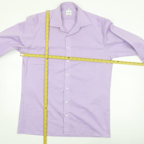 Olymp Men's Purple 16in Regular Fit Long Sleeve Button-Up Shirt