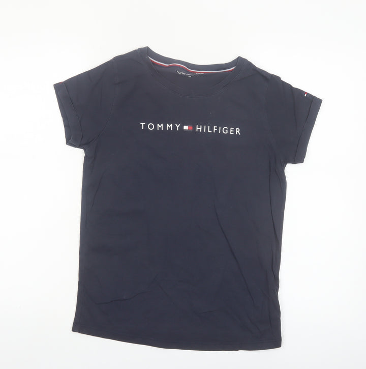 Tommy Hilfiger Women’s Blue XS Basic Cotton T-Shirt