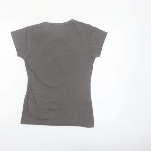 Coca-Cola Womens Grey Polar Bear Graphic T-Shirt Size S